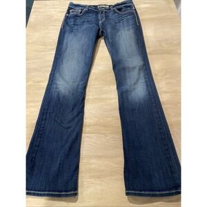 BKE Denim Jeans Womens 32x33 Blue Medium Wash Cotton Bootcut Fit Denim